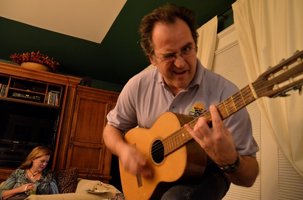 Wanted the Musical Cast - Mike with guitar